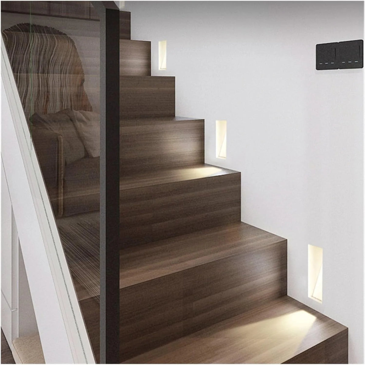 Recessed Stair Light Frameless Motion Sensor 3W LED