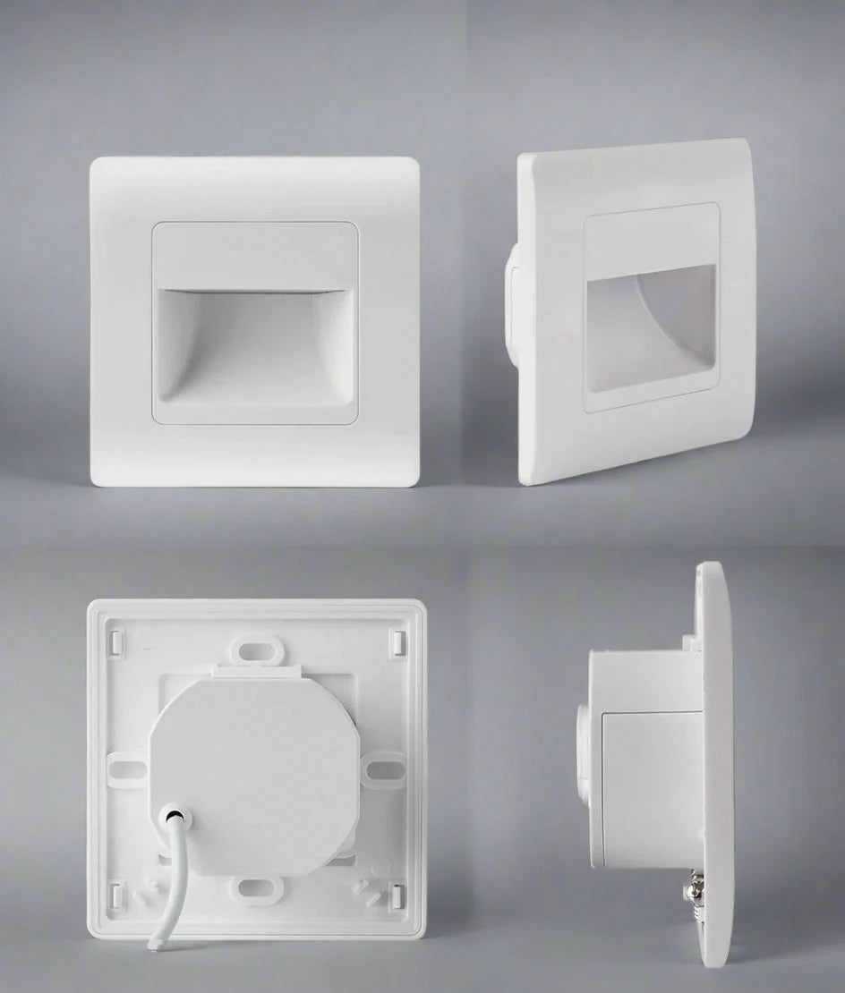 Recessed Stair Light Motion-Activated LED Acrylic Diffuser