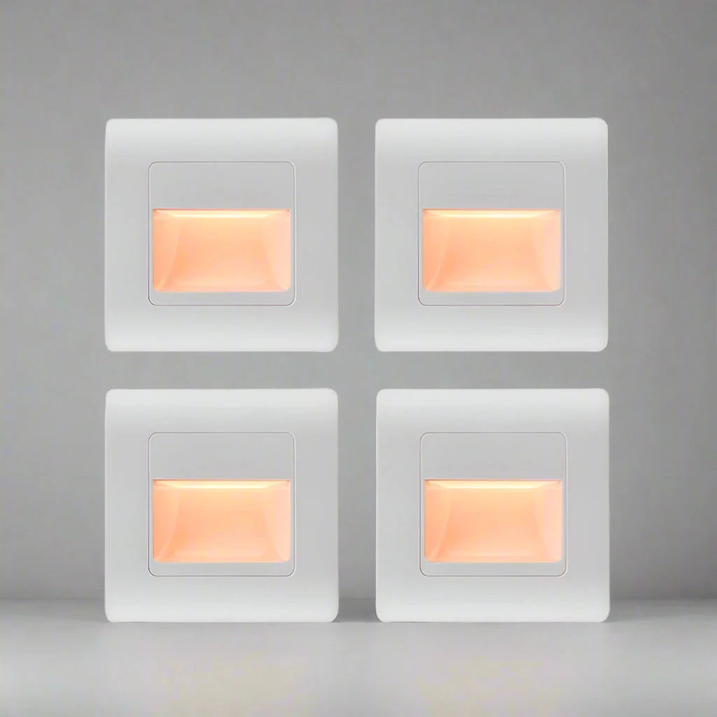Recessed Stair Light Motion-Activated LED Acrylic Diffuser