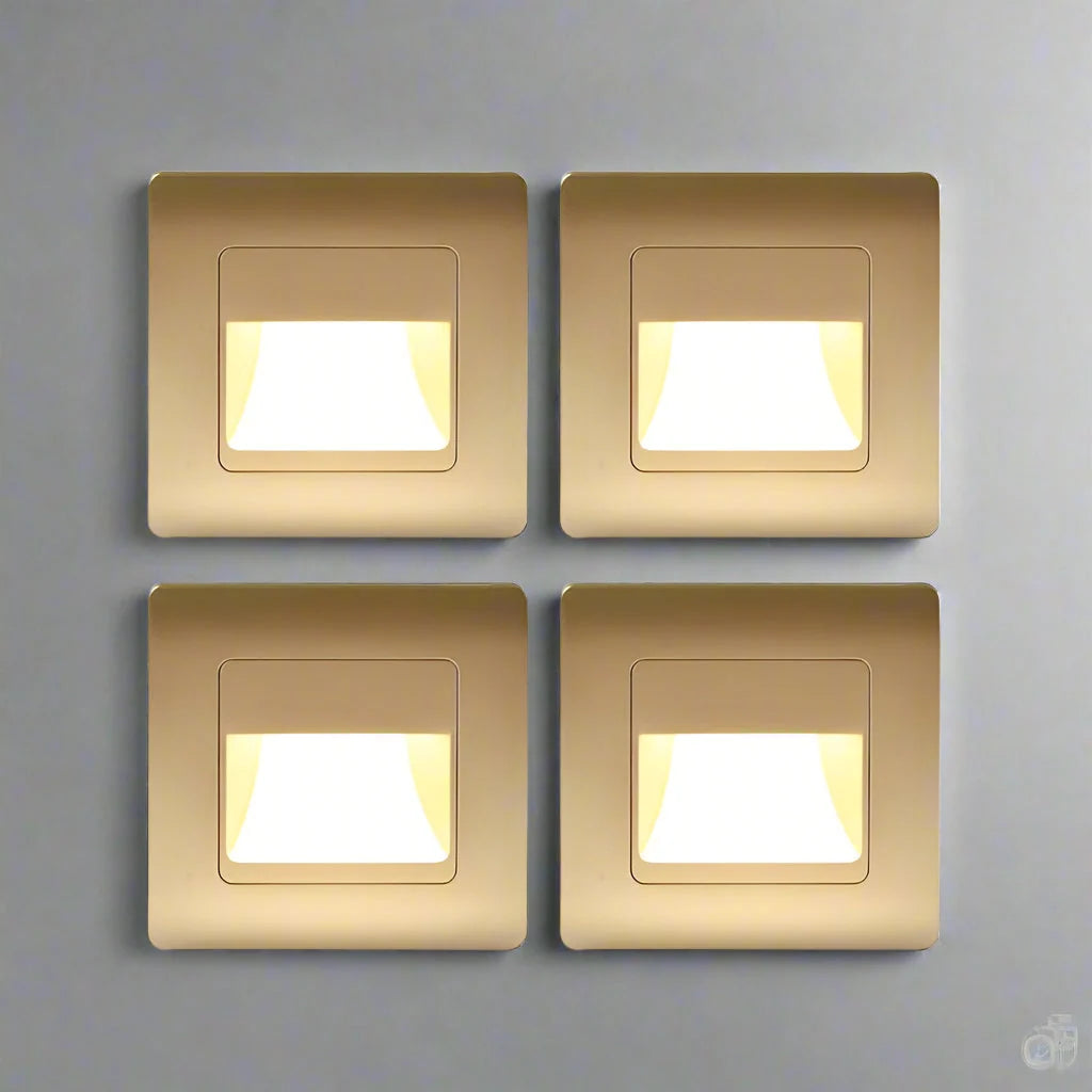 Recessed Stair Light Motion-Activated LED Acrylic Diffuser