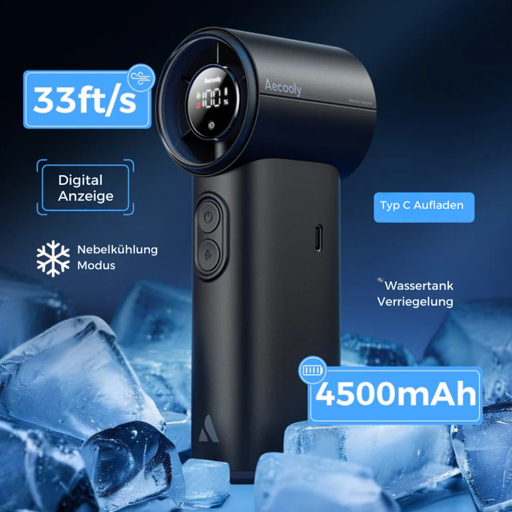 Rechargeable 25-Hour Quiet Portable Fan