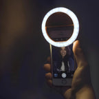 Rechargeable Dimmable Clip-On Ring Light