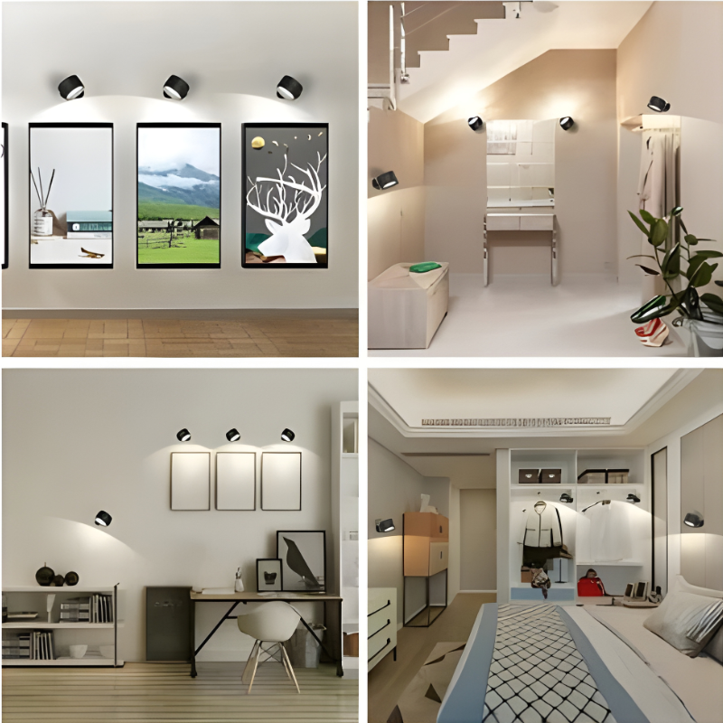 Rechargeable Magnetic 360° Pivot Wall Sconce