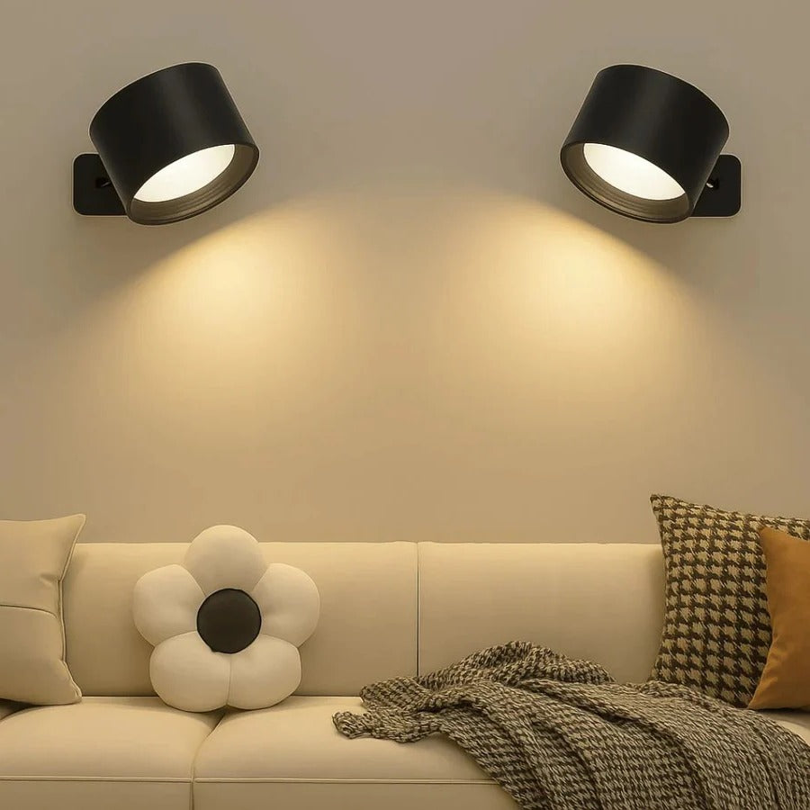 Rechargeable Magnetic 360° Pivot Wall Sconce