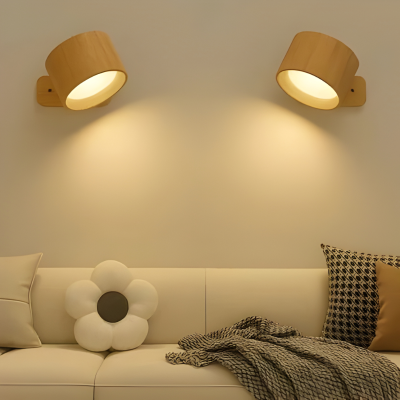 Rechargeable Magnetic 360° Pivot Wall Sconce