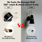 Rechargeable Magnetic 360° Pivot Wall Sconce
