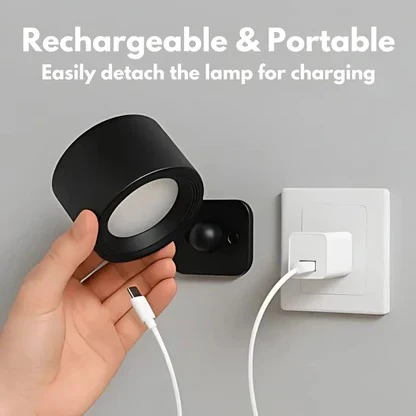 Rechargeable Magnetic 360° Pivot Wall Sconce