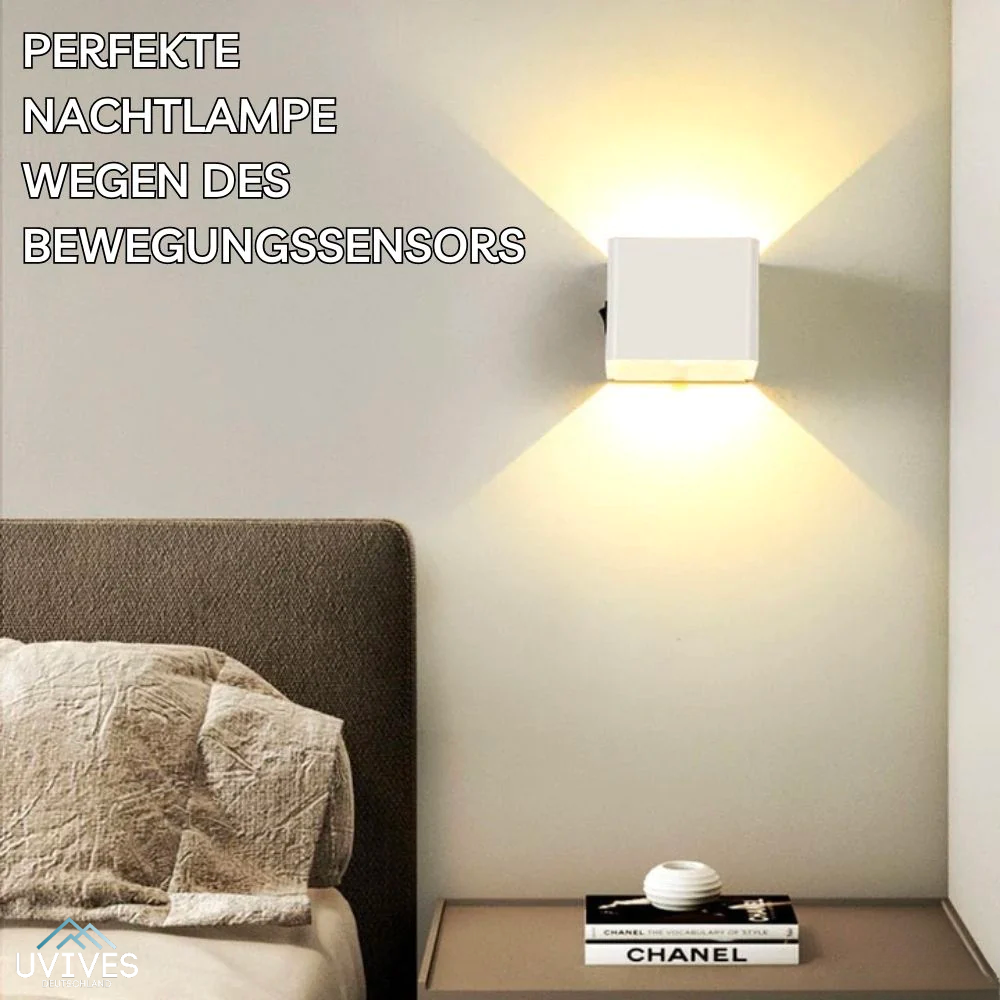 Rechargeable Motion-Sensor Wall Lamp (60-Day Battery)