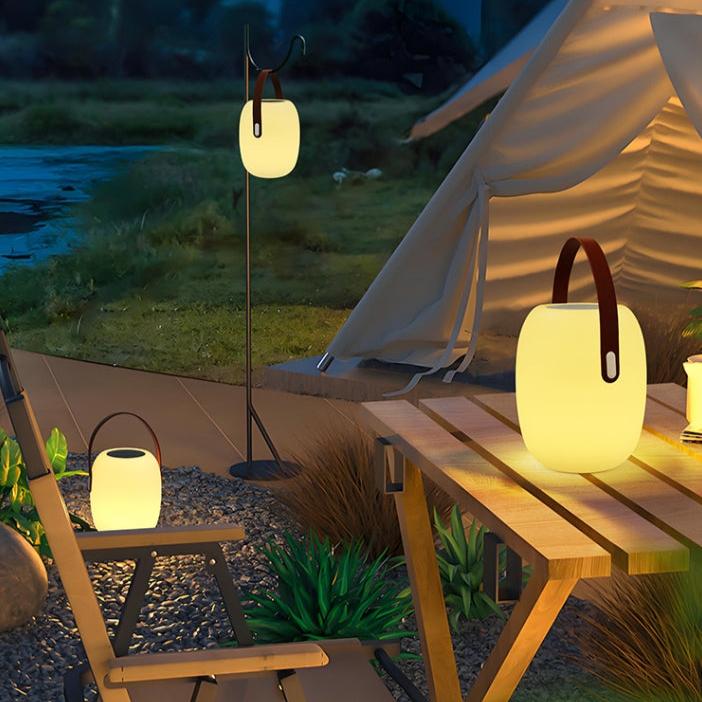 Rechargeable RGB & White Waterproof Table Lamp (Remote Control)