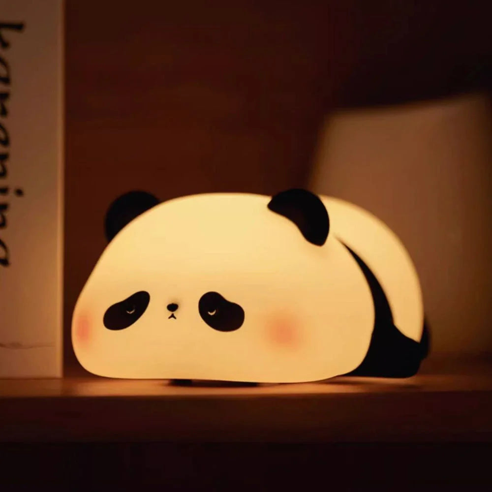 Rechargeable Squeeze-To-Dim Silicone Night Light