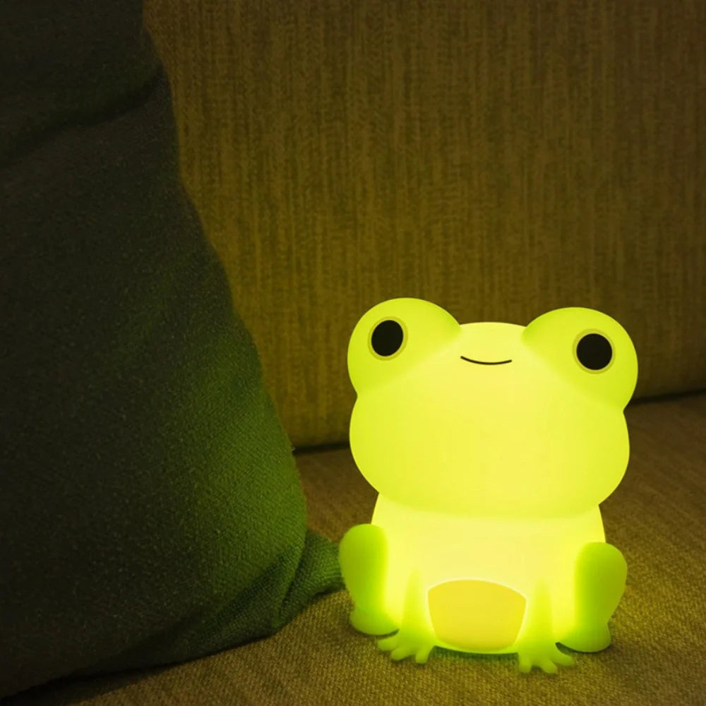 Rechargeable Squeeze-To-Dim Silicone Night Light