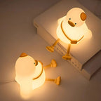 Rechargeable Squeeze-To-Dim Silicone Night Light