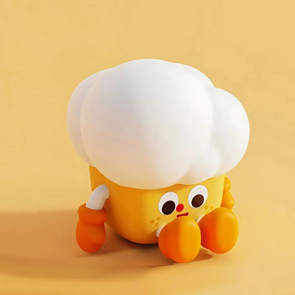 Rechargeable Squeeze-To-Dim Silicone Night Light