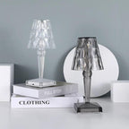 Rechargeable Touch-Sensitive Crystal Acrylic Table Lamp