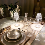 Rechargeable Touch-Sensitive Crystal Acrylic Table Lamp