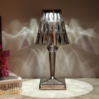 Rechargeable Touch-Sensitive Crystal Acrylic Table Lamp