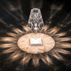 Rechargeable Touch-Sensitive Crystal Acrylic Table Lamp
