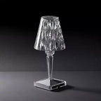 Rechargeable Touch-Sensitive Crystal Acrylic Table Lamp