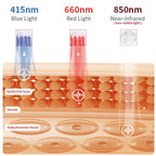 Rechargeable Triple-Wavelength Microcurrent Facial Device