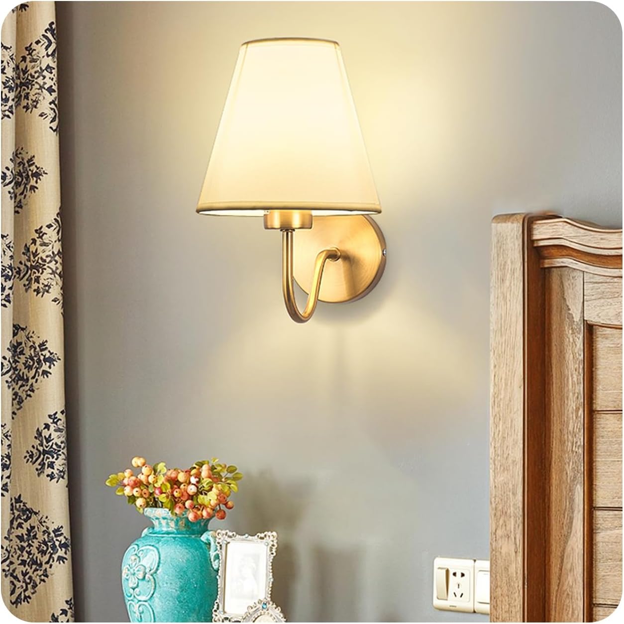 Rechargeable Wireless RGB Retro Wall Sconce