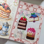 Recipe Book Hand-Embroidered Cover & Splash-Proof Pages