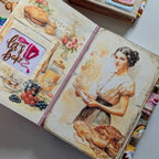 Recipe Book Hand-Embroidered Cover & Splash-Proof Pages