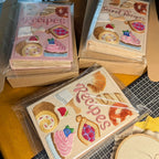 Recipe Book Hand-Embroidered Cover & Splash-Proof Pages