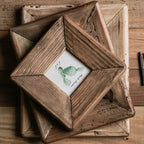 Reclaimed Pine Weathered Picture Frame Set