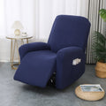 Recliner Chair Cover Fitted Microfiber Side Pocket
