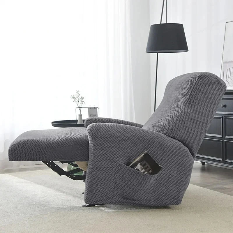 Recliner Chair Cover Fitted Microfiber Side Pocket