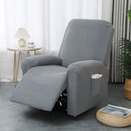 Recliner Chair Cover Fitted Microfiber Side Pocket