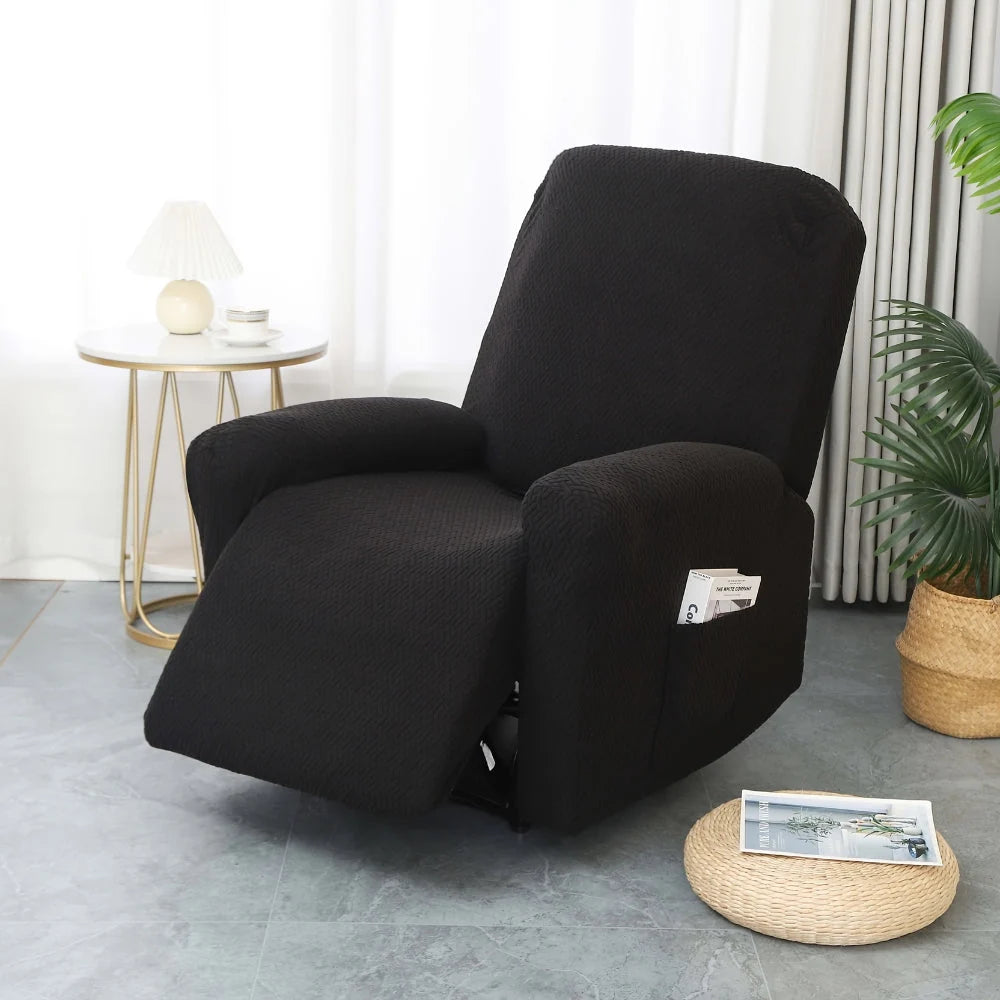 Recliner Chair Cover Fitted Side Pocket Machine Washable