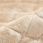 Recliner Cover Plush Grid Texture & Reinforced Arm Covers