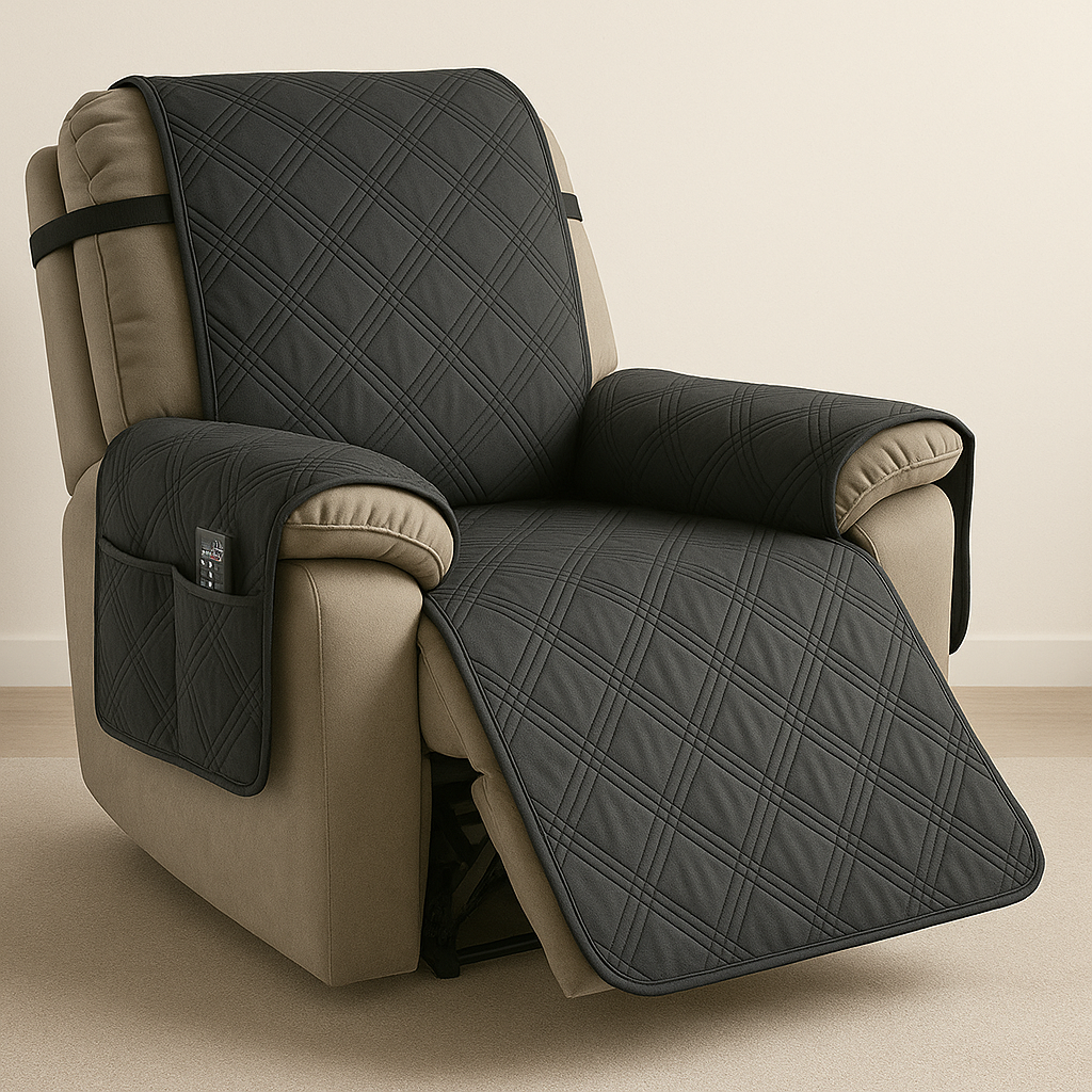 Recliner Cover Waterproof Quilted Microfiber Non-Slip Backing