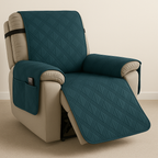 Recliner Cover Waterproof Quilted Microfiber Non-Slip Backing