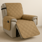 Recliner Cover Waterproof Quilted Microfiber Non-Slip Backing