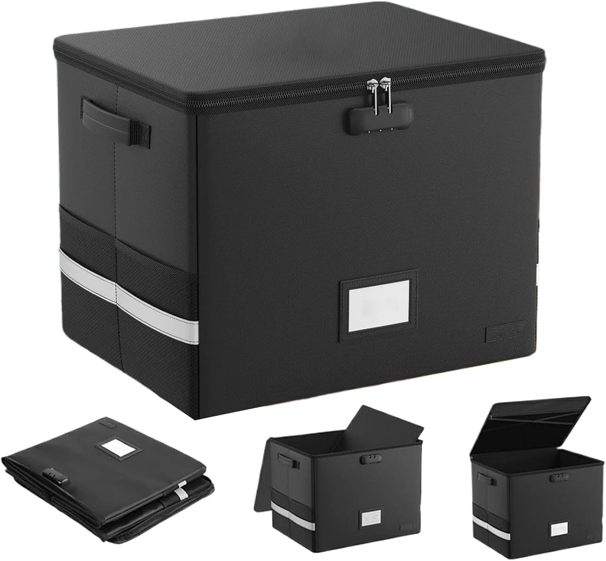 Record Storage Case Fireproof & Waterproof Holds 150 Records