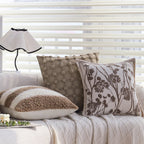 Rectangular Cushion Cover Teddy Fleece & Striped Sherpa