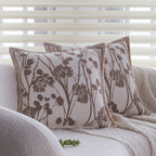 Rectangular Cushion Cover Teddy Fleece & Striped Sherpa