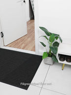 Rectangular Door Mat Tufted Polyester Non-Slip Backing
