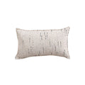 Rectangular Lumbar Pillow Linen Texture Removable Cover