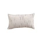 Rectangular Lumbar Pillow Linen Texture Removable Cover