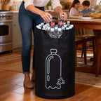 Recycling Bin Foldable Space-Saving Open Top