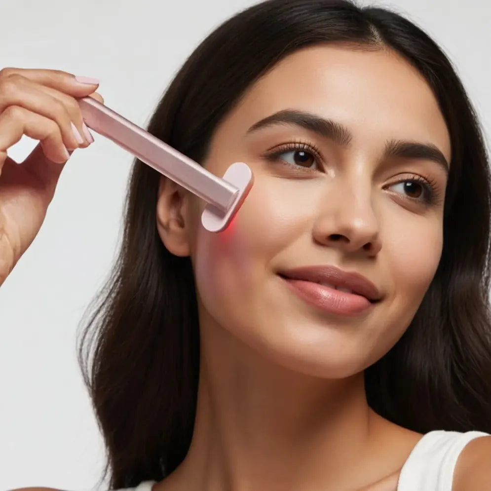 Red Light & Microcurrent Facial Wand (Rechargeable USB)