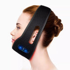 Red Light Therapy Belt Jawline Contouring Cordless Dual Wavelength