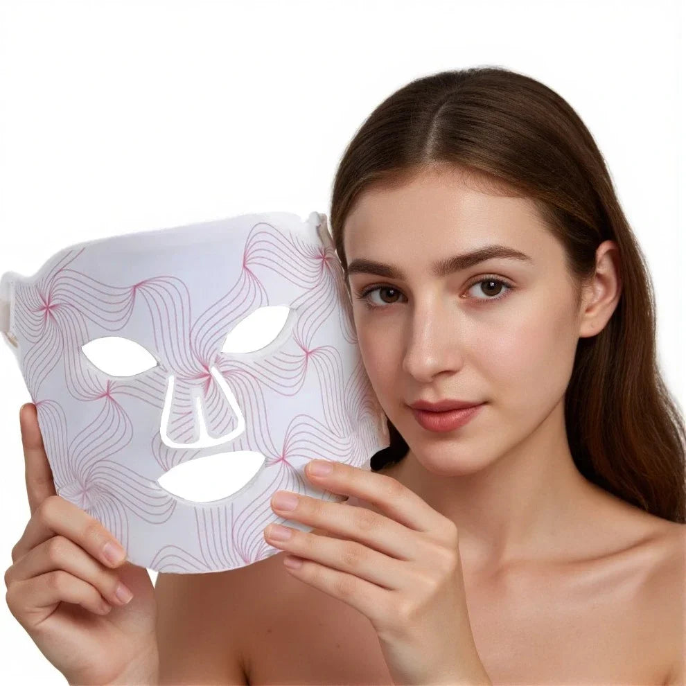 Red Light Therapy Mask 6 Modes Medical-Grade Silicone
