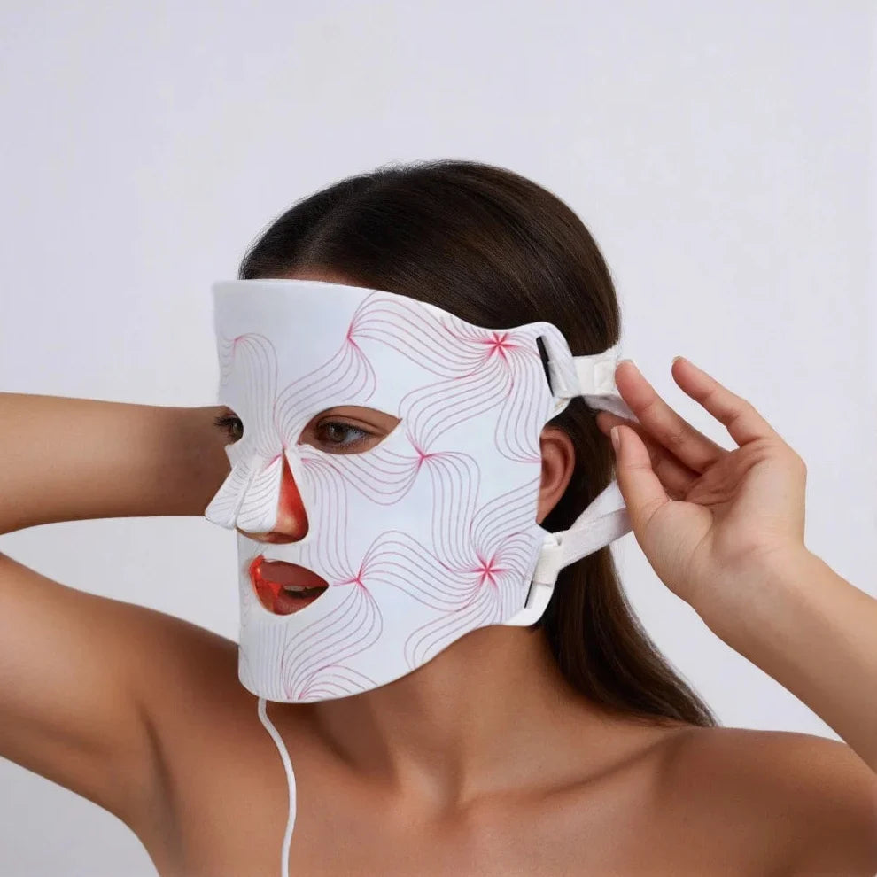 Red Light Therapy Mask 6 Modes Medical-Grade Silicone