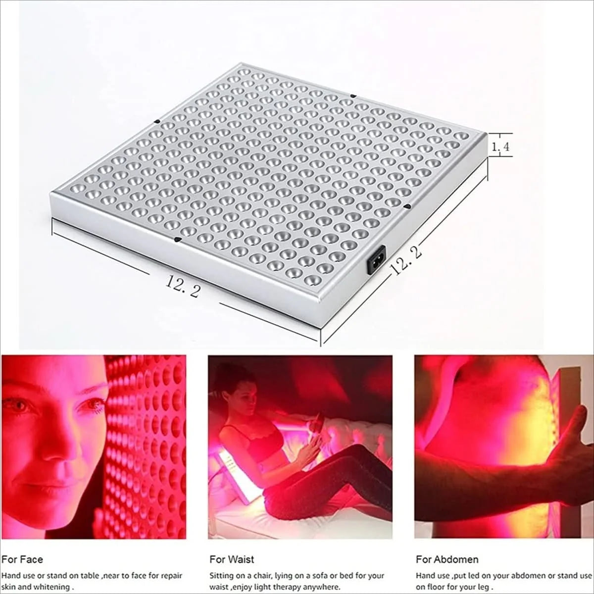 Red Light Therapy Panel 225 LEDs Red & Infrared