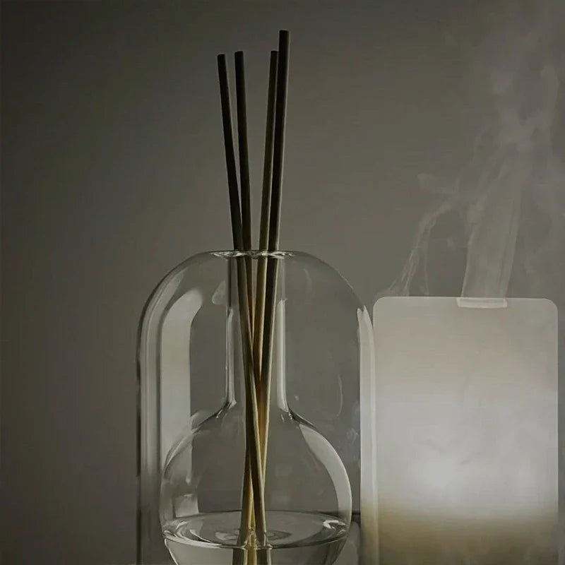 Reed Diffuser Clear Glass & Natural Wood Sticks