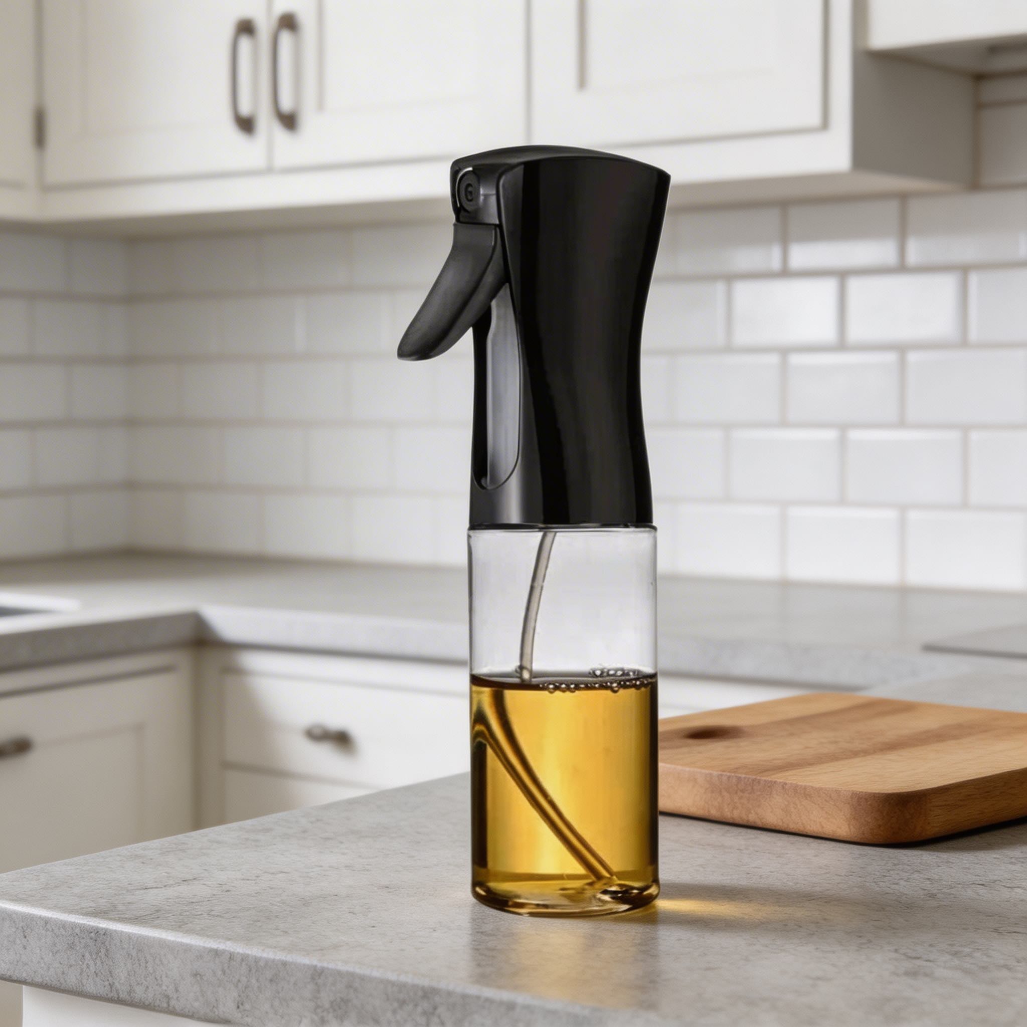 Refillable Glass Fine Mist Oil Spray Bottle